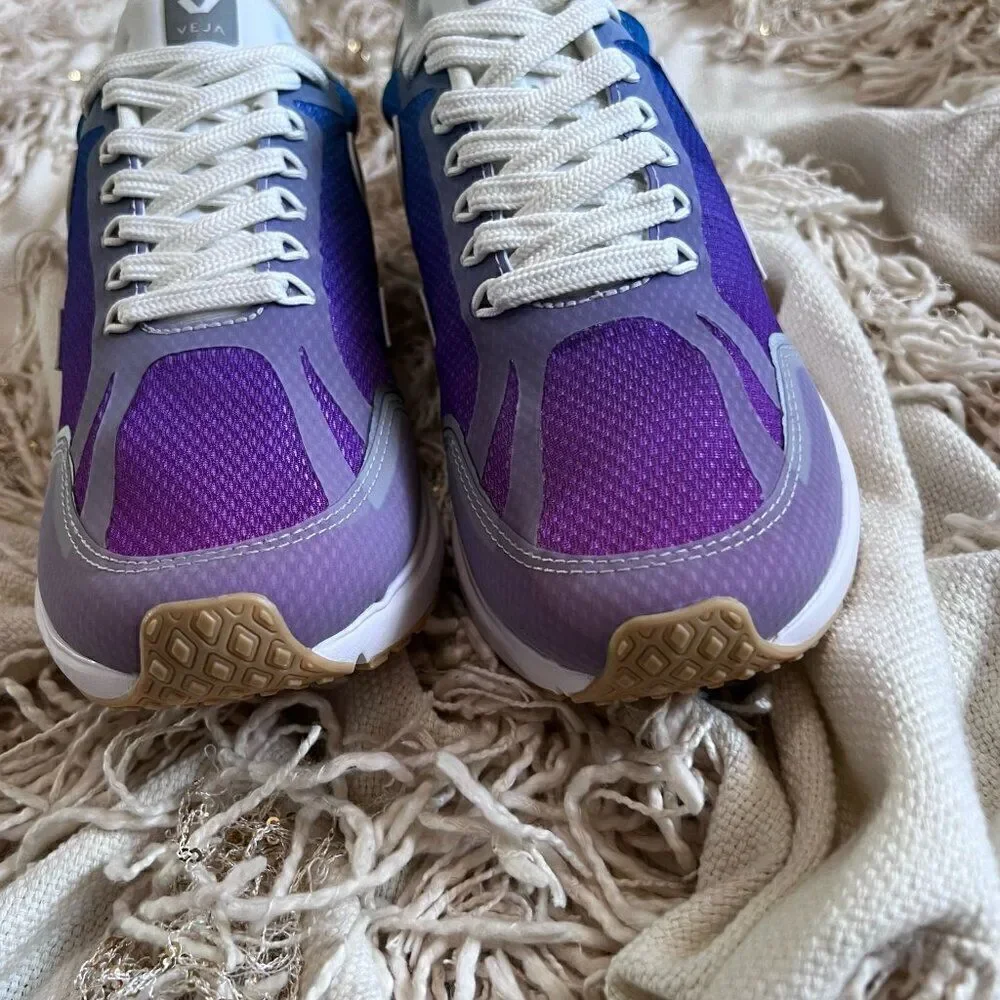 Veja Condor 2 Alveomesh Joliee Foulee Sneakers White Purple Blue US 7 NEW